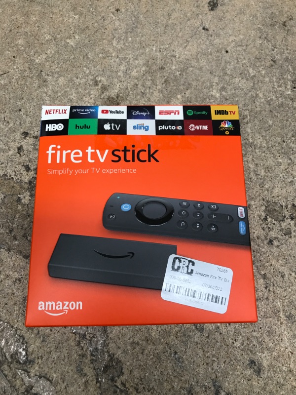 Photo 2 of Fire TV Stick with Alexa Voice Remote (includes TV controls), free & live TV without cable or satellite, HD streaming device