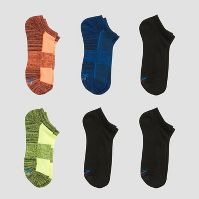 Photo 1 of 3 Pack Bundle Hanes Premium Boys' 6pk No Show Socks - Colors Vary - Medium Size 

