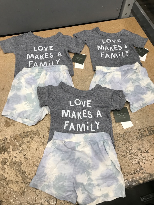 Photo 1 of 3 Set Bundle - Size 3 Months Baby Boy Matching Outfits 