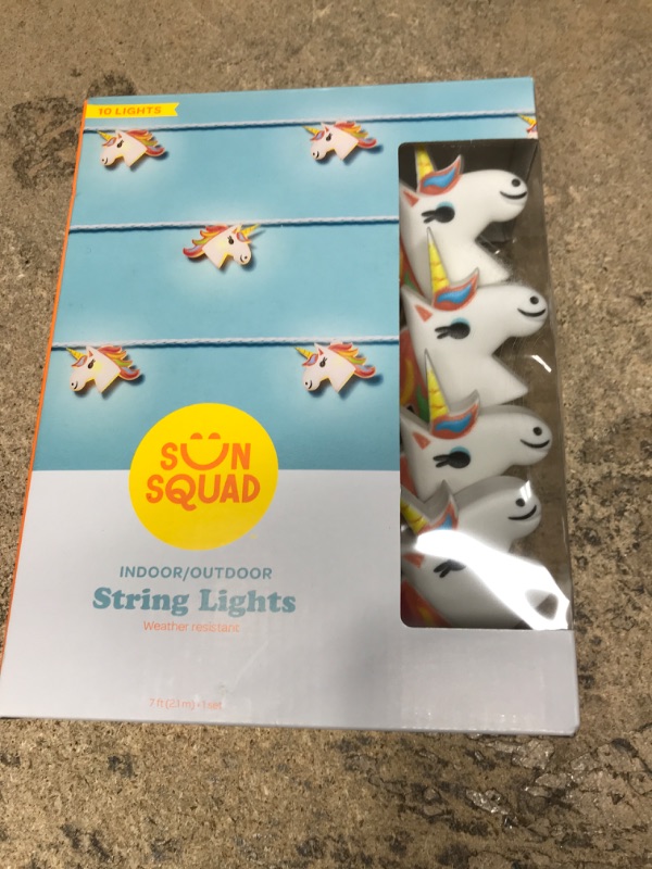 Photo 2 of 10ct Incandescent Unicorn Mini Lights - Sun Squad