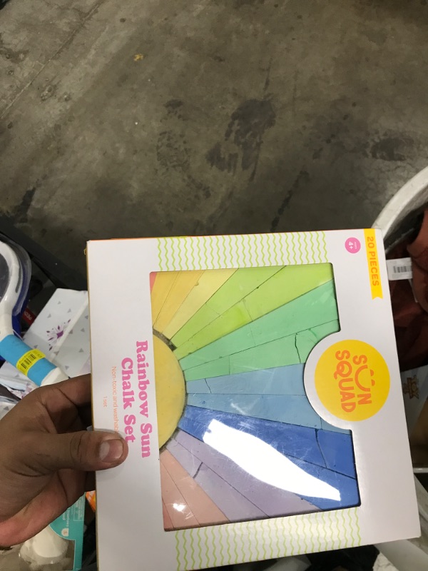 Photo 1 of 20pc Sidewalk Rainbow Sun Chalk - Sun Squad