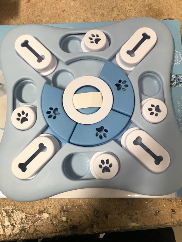 Photo 2 of [New Edition ] Dog Puzzle Toys- Dog Slow Feeder Dogs Food Puzzle Feeder Toys for IQ Training Aid Pets Digestion Dog Puzzle Toys for Smart Dogs
