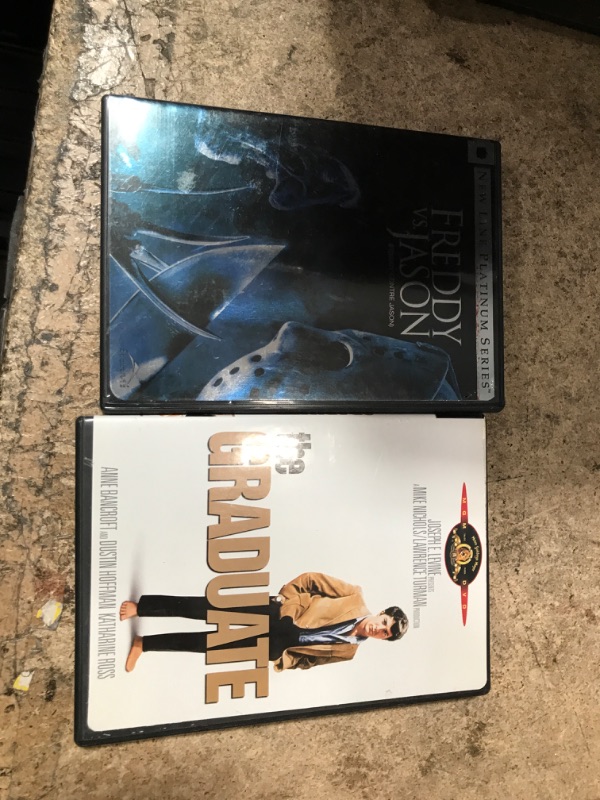 Photo 3 of 2 movie bundle
The Graduate
Freddy vs. Jason (New Line Platinum Series)