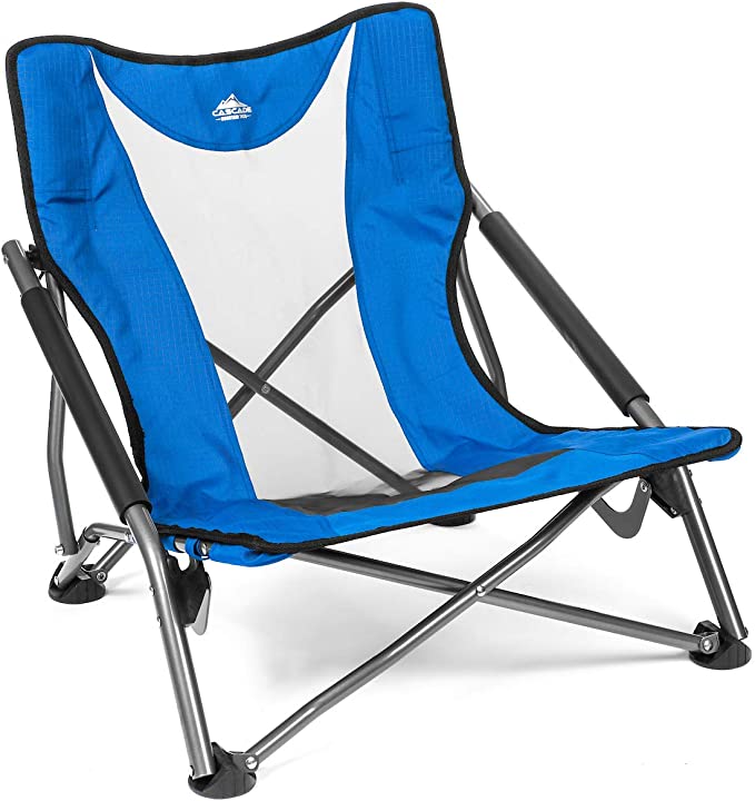 Photo 1 of Cascade Mountain Tech Camping Chair - Low Profile Folding Chair for Camping, Beach, Picnic, Barbeques, Sporting Event with Carry Bag