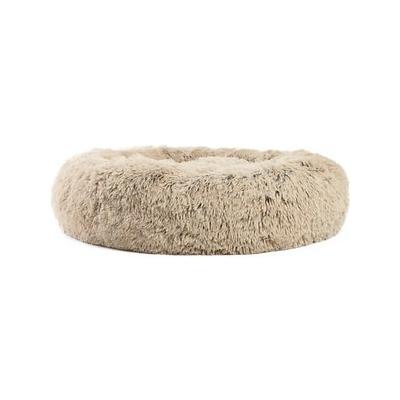 Photo 1 of Best Friends by Sheri the Original Calming Donut Taupe Shag Cuddler Dog Bed, 30 L X 30 W X 9 H, Medium
