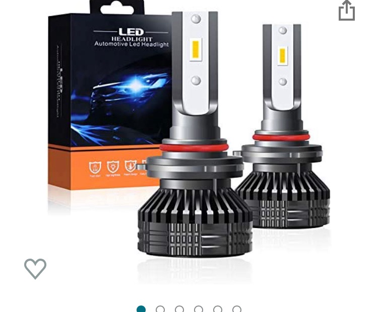Photo 1 of 9005/HB3/H10 highlight led car headlights led headlight bulbs 60W 10000 Lumens Super Bright LED Headlights Conversion Kit 6000K White IP68 Waterproof