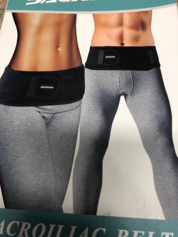 Photo 1 of Backtour Si Belt Sacroiliac Belt for Women and Men That Alleviate Sciatic, Pelvic,Lower Back and Leg Pain, Stabilize SI Joint,Breathable Anti-Slip Sacroiliac Hip Brace Fit Hip Size 30" - 45"