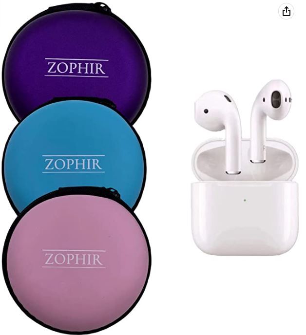 Photo 1 of 3 Pack - Headphone Earbud Carry Case – Small, Lightweight, Portable Carrying for Wireless Earbuds Case (3)
