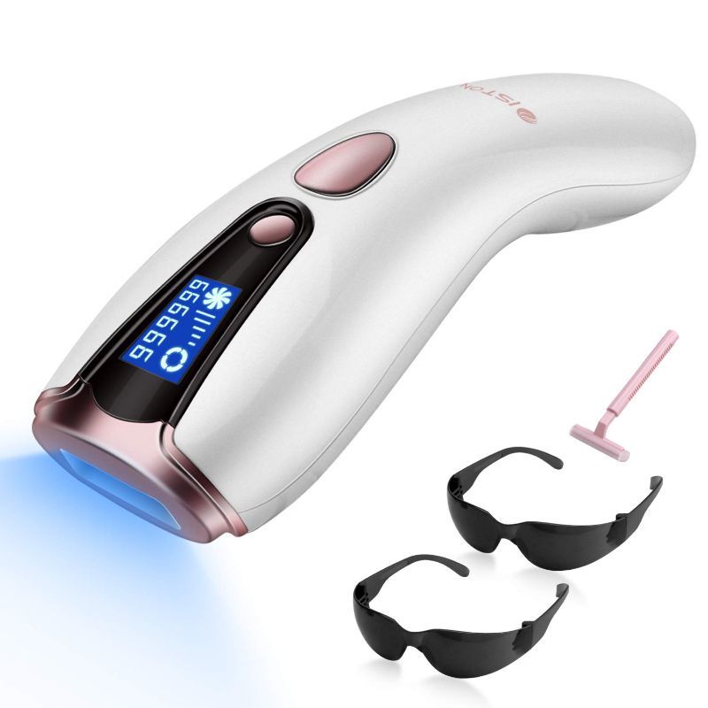 Photo 1 of at-Home Hair Removal for Women & Men, Upgraded to 999,999 Flashes Laser Hair Removal, Permanent Painless Hair Removal Device for Facial Whole Body
