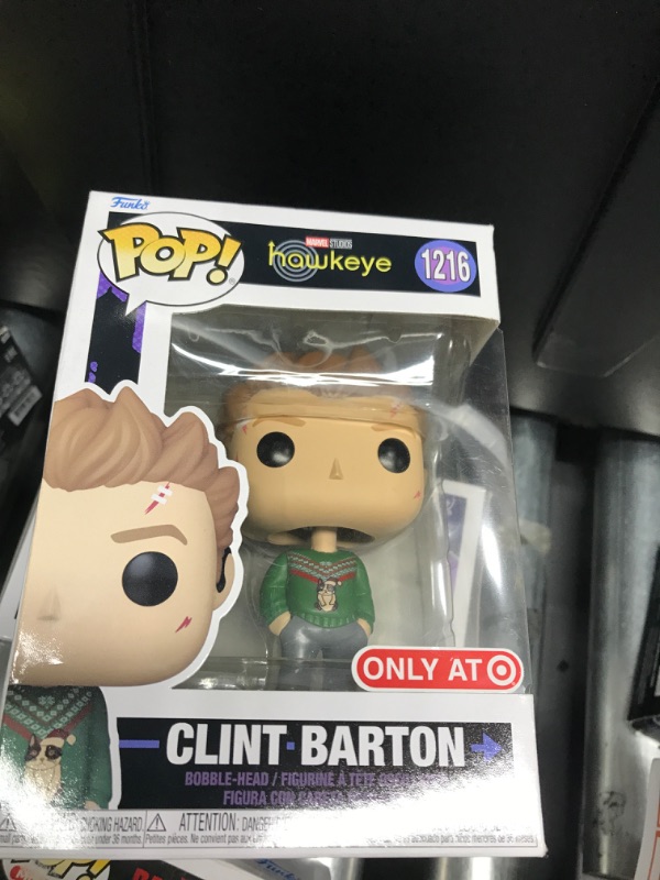 Photo 2 of Funko POP! #1216 Hawkeye - Clint Barton Christmas Sweater Pop! Vinyl - Target ExclusiveFunko POP! Marvel: Hawkeye - Clint(Target Exclusive)
