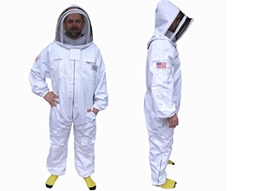 Photo 1 of Professional Adult Cotton Beekeeping Suit Giving Great Protection (Medium)
