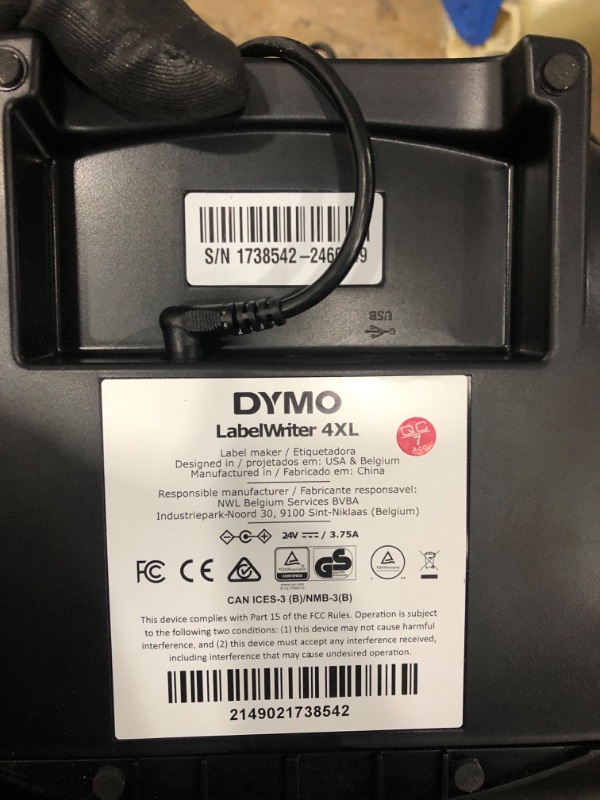 Photo 4 of DYMO 1755120 LabelWriter 4XL Thermal Label Printer
