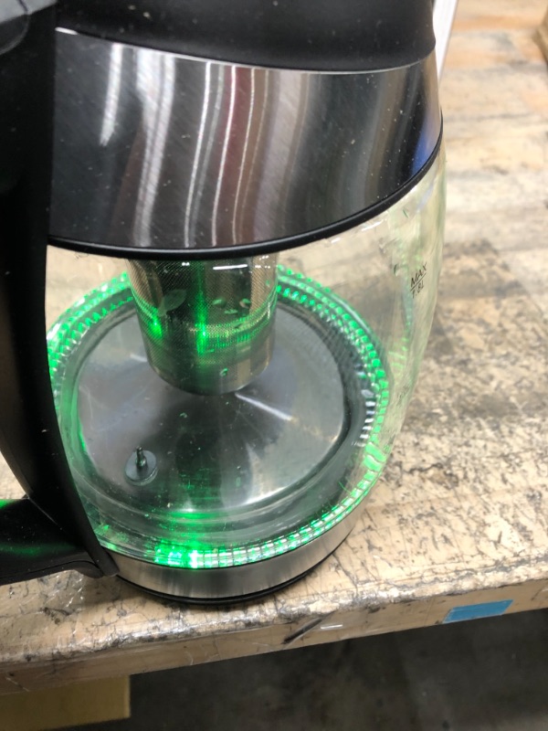 Photo 5 of Chefman Electric Kettle w/ Temperature Control, No. 1 Kettle Manufacturer in U.S., Removable Tea Infuser, 5 Presets, LED Indicator Lights, 360° Swivel Base, BPA Free, Stainless Steel, 1.8 Liters Temp. Control Electric Kettle