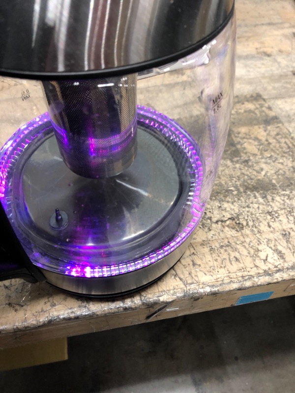 Photo 6 of Chefman Electric Kettle w/ Temperature Control, No. 1 Kettle Manufacturer in U.S., Removable Tea Infuser, 5 Presets, LED Indicator Lights, 360° Swivel Base, BPA Free, Stainless Steel, 1.8 Liters Temp. Control Electric Kettle