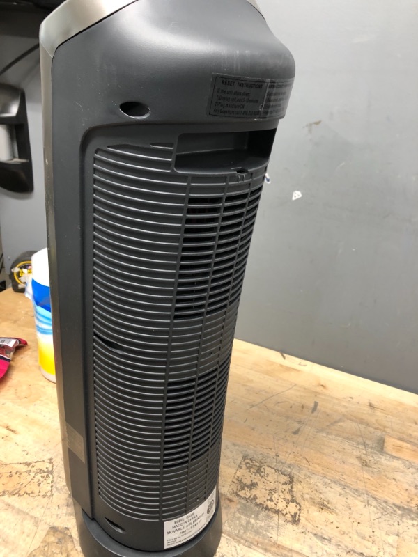 Photo 3 of INCOMPLETE ITEM
Lasko 1500W Digital Ceramic Space Heater with Remote, 755320, Silver