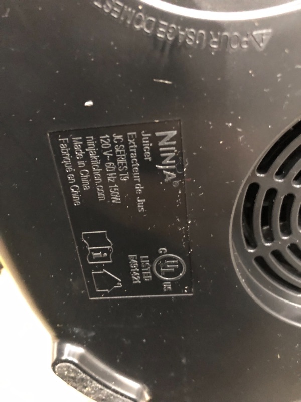 Photo 1 of Ninja JC101 Cold Press Pro Compact Powerful Slow Juicer with Total Pulp Control and Easy Clean, Graphite, 13.78 in L x 6.89 in W x 14.17 in H