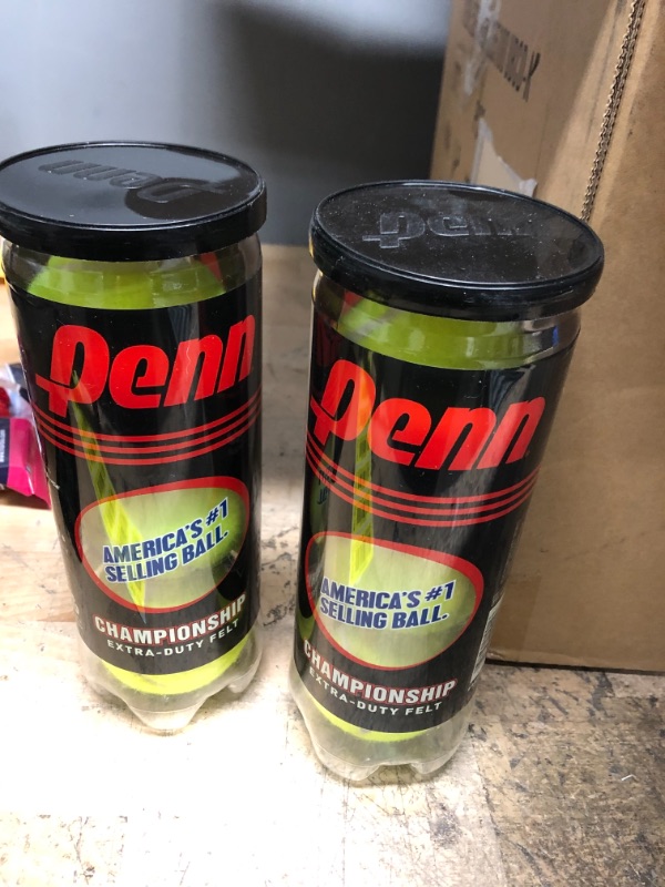 Photo 2 of 2 PACK
Penn Championship Tennis Balls - Extra Duty Felt Pressurized Tennis Balls
