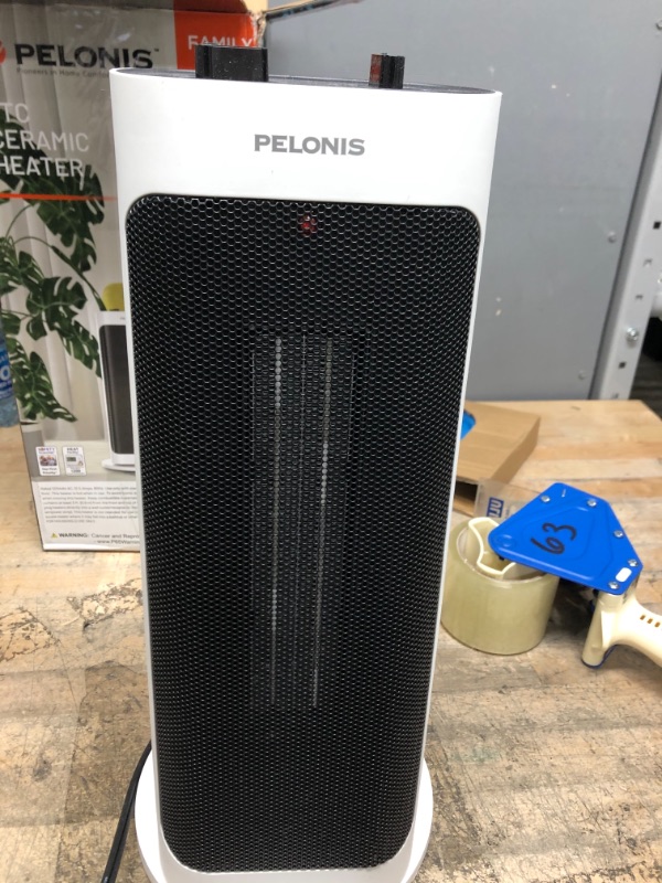 Photo 5 of PELONIS PH-19J 1500W Fast Heating, Programmable Thermostat, Easy Control, Widespread Oscillation, Over Heating & Tip-over Switch Protection, 17.767.72inch, White