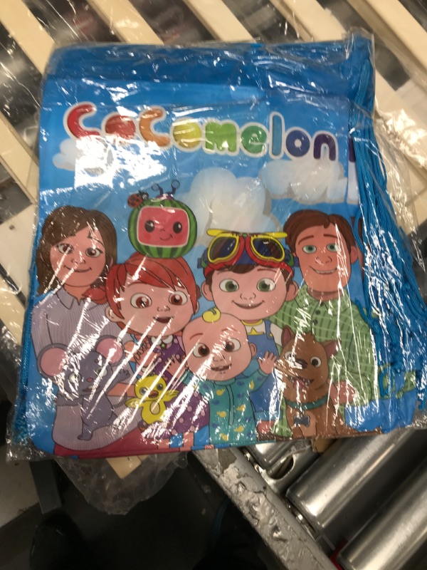 Photo 1 of 12PC Cartoon COCOMELON BAGS for Birthday Party Supplies Decorations