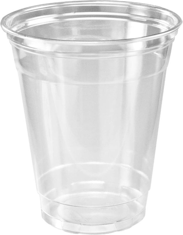 Photo 1 of SOLO Cup 100 Piece Company Plastic Party Cold Cups, Clear, 8oz (TP12-100)
