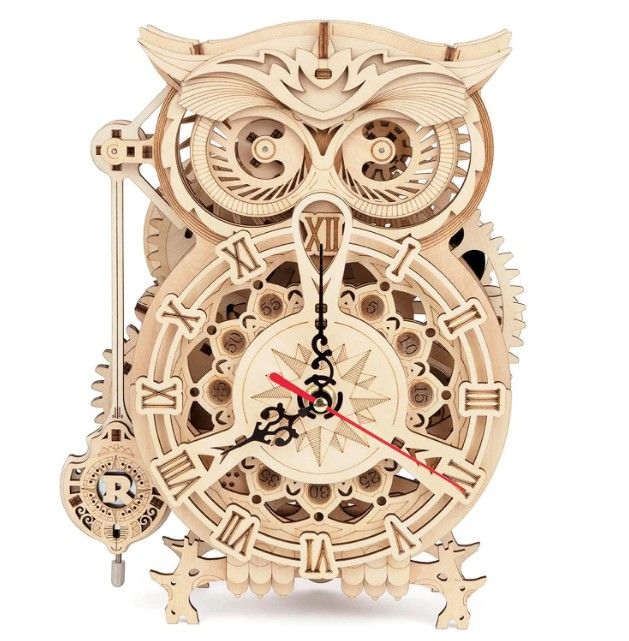 Photo 1 of Clock 3D Wooden Puzzles for Adults - Mechanical Building Model Building Kits for Adults Educational DIY Project Kits