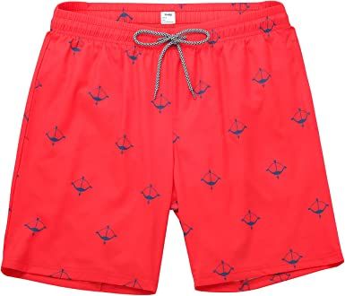 Photo 1 of Xlarge Biwisy Mens Swim Trunks Quick Dry Beach Shorts Mesh Lining Swimwear Bathing Suits with Pockets
