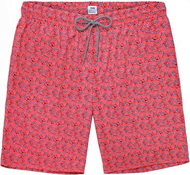 Photo 1 of medium Biwisy Mens Swim Trunks Quick Dry Beach Shorts Mesh Lining Swimwear Bathing Suits with Pockets
