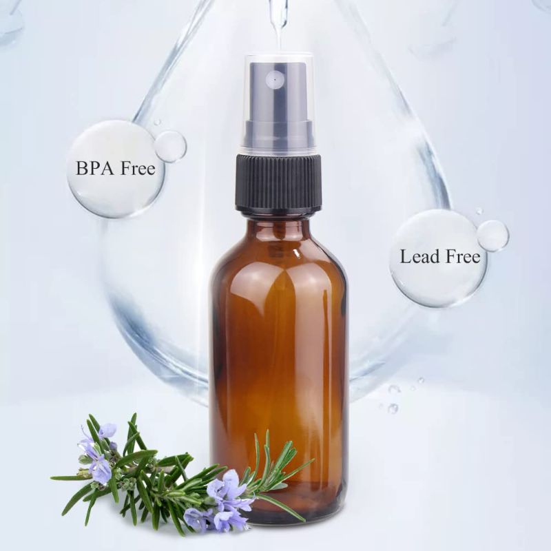 Photo 1 of  Spray Bottle, 2oz Fine Mist Glass Spray Bottle, Little Refillable Liquid Containers 
