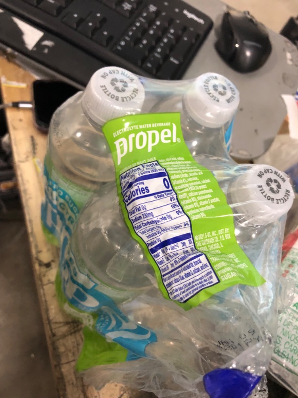 Photo 2 of *EXPIRES JAN. 9th, 2023* Propel Zero Nutrient Enhanced Water Kiwi Strawberry, 6 pk, 16.9 oz