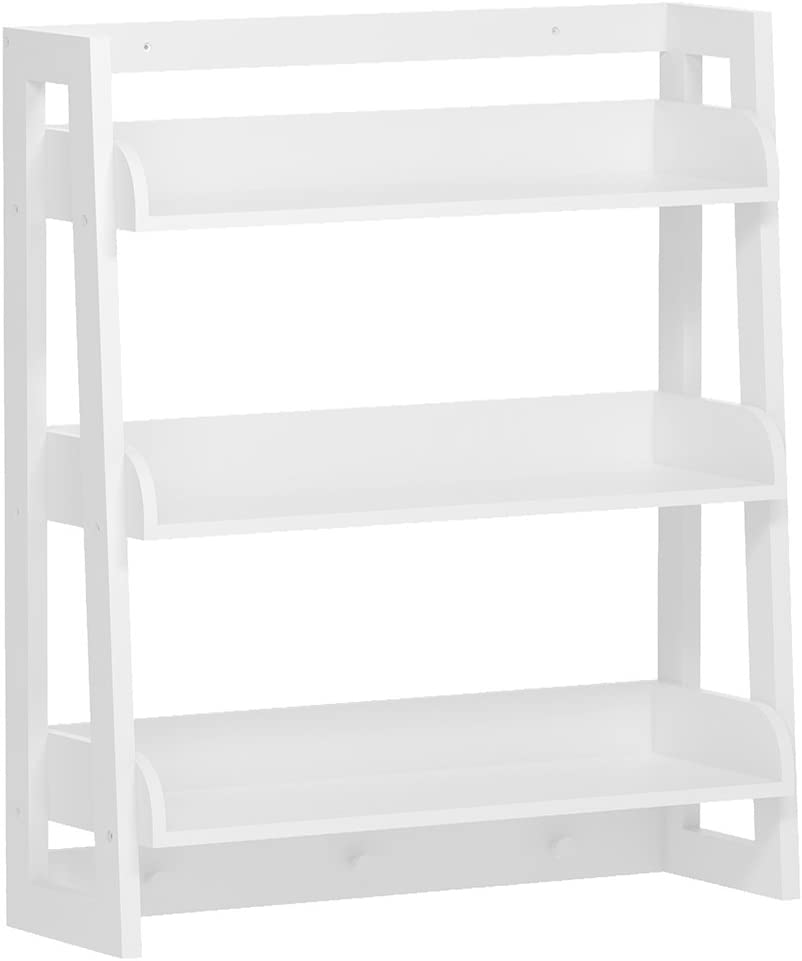 Photo 1 of ***MISSING HARDWARE*** UTEX 3 Tier Bathroom Shelf Wall Mounted with Towel Hooks, Bathroom Organizer Shelf Over The Toilet (White)
