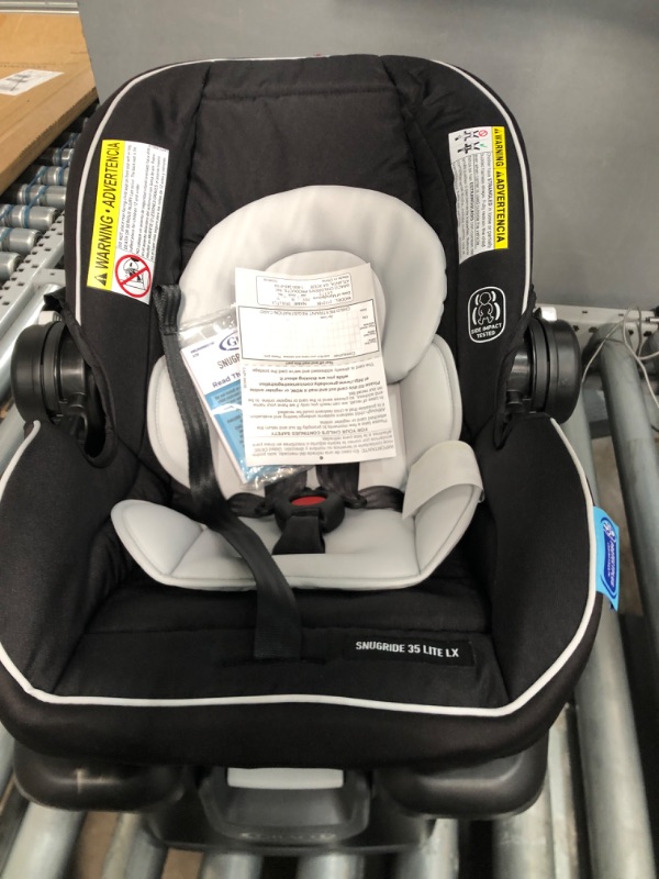 Photo 2 of Graco SnugRide 35 Lite LX Infant Car Seat, Studio
