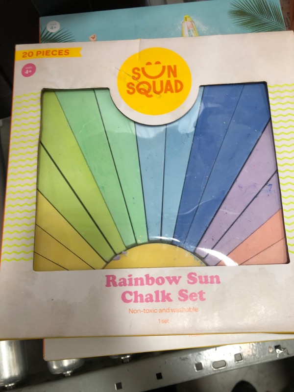 Photo 2 of 20pc Sidewalk Rainbow Sun Chalk - Sun Squad