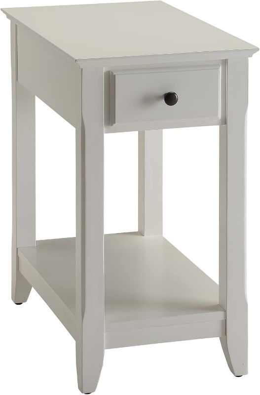 Photo 1 of ACME Furniture Acme Bertie Side Table, White, One Size
