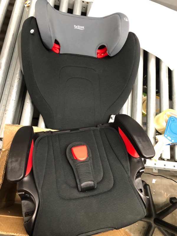 Photo 2 of Britax Highpoint Backless Belt-Positioning Booster Seat, SafeWash Black Ombre
