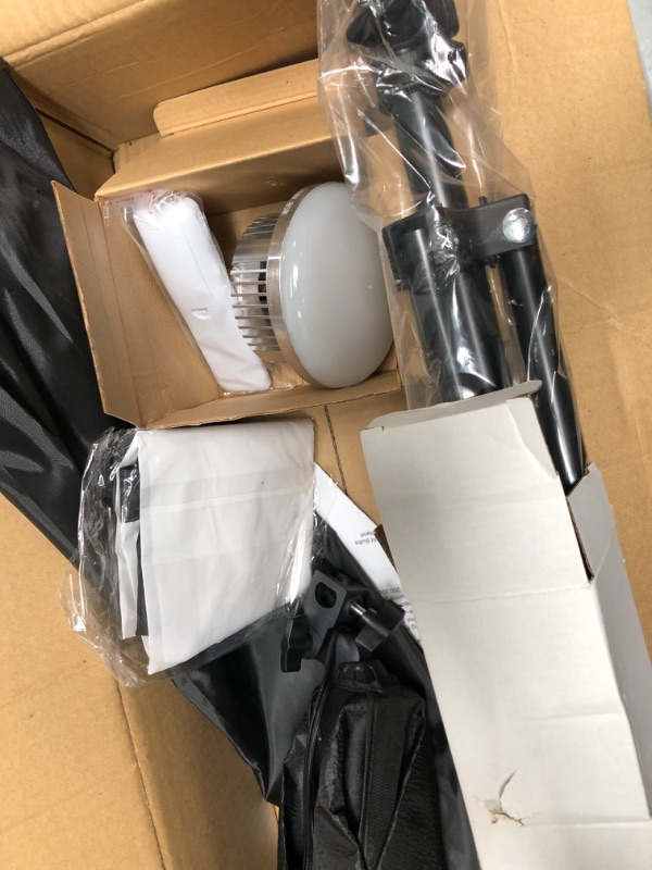 Photo 1 of ?Upgrade LED? MOUNTDOG Softbox Lighting Kit Photography Studio Light with 19.7"X27.5" Reflector and 3 Colors Temperature 45W Bulb with Remote