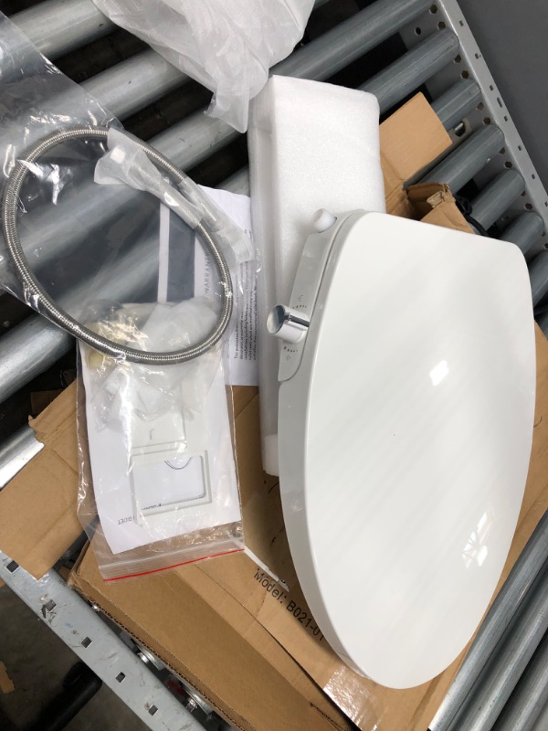 Photo 1 of LEIVI Non-Electric Bidet Toilet Seat, Self-Cleaning Dual Nozzle System, Adjustable Spray Pressure and Position, Quiet-Close Lid, Easy Installation, Elongated
