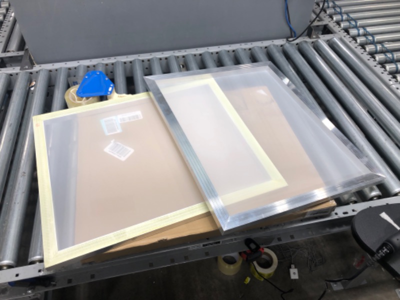 Photo 1 of Aluminum Silk Screen Printing Screens 20 x 24 Inch Frame-110 White Mesh (2 PCS)
