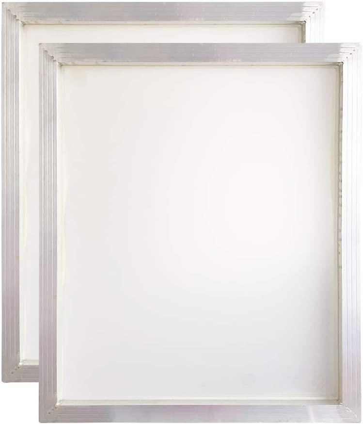 Photo 1 of Aluminum Silk Screen Printing Screens 20 x 24 Inch Frame-110 White Mesh (2 PCS)
