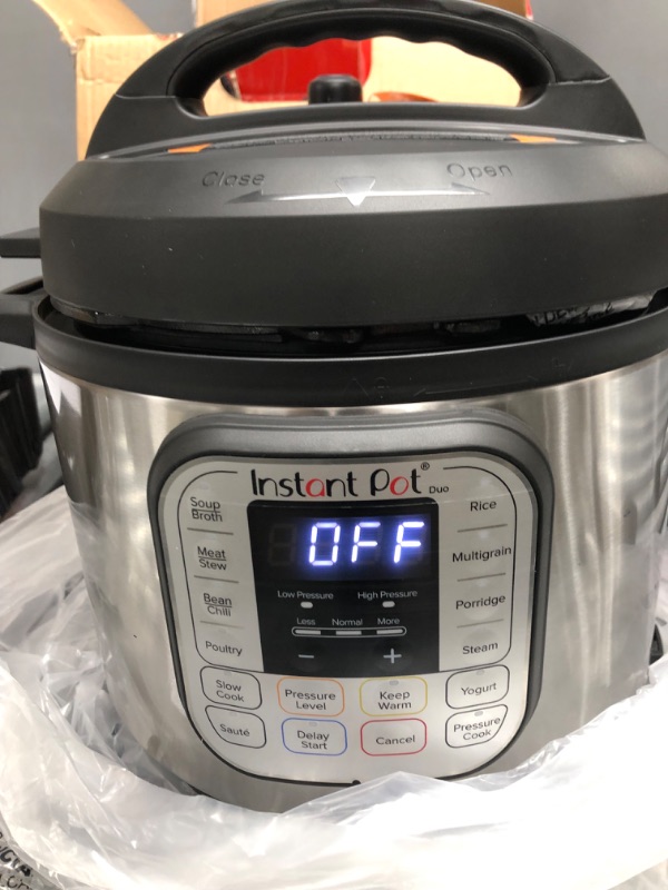 Photo 2 of Instant Pot - 6qt Duo Pressure Cooker - Silver