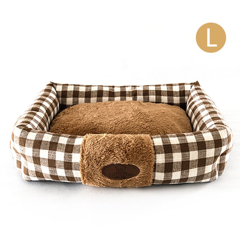 Photo 1 of Abody Pet Bed Soft Dog Bed Rectangle Kennel Cat Bed Puppy Cushion Warm Pet Basket Supplies Mat
