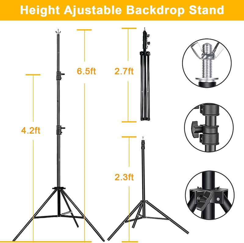 Photo 1 of 
Backdrop Stand, CPLIRIS 6.5x10ft Adjustable
