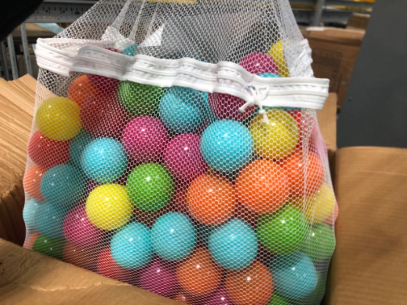 Photo 5 of BalanceFrom 23Inch Phthalate Free BPA Free NonToxic crush Proof Play Balls Pit Balls 6 Bright col