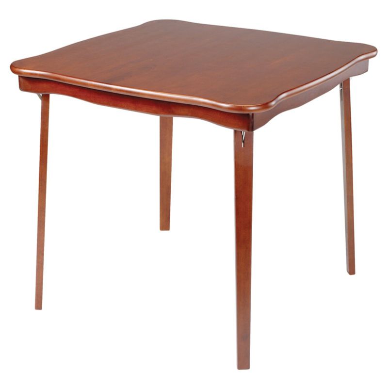Photo 1 of 0052.00791 Scalloped Edge Folding Card Table in
