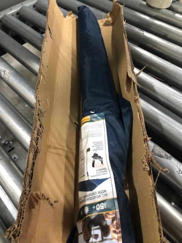 Photo 1 of Sport-brella Versa-Brella All Position Umbrella with Universal CLAMP, Midnight Blue