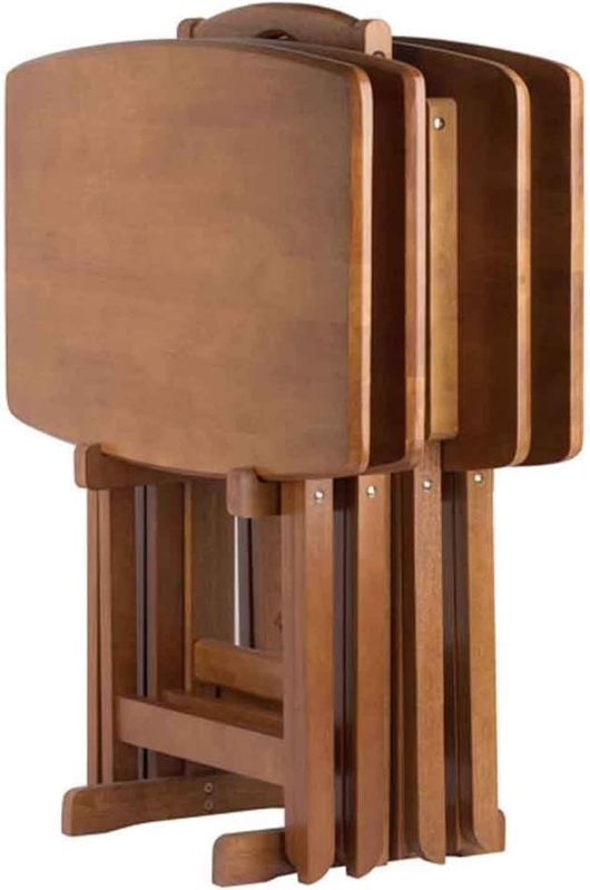 Photo 1 of 5 Piece Winsome Wood Dylan Snack Table
