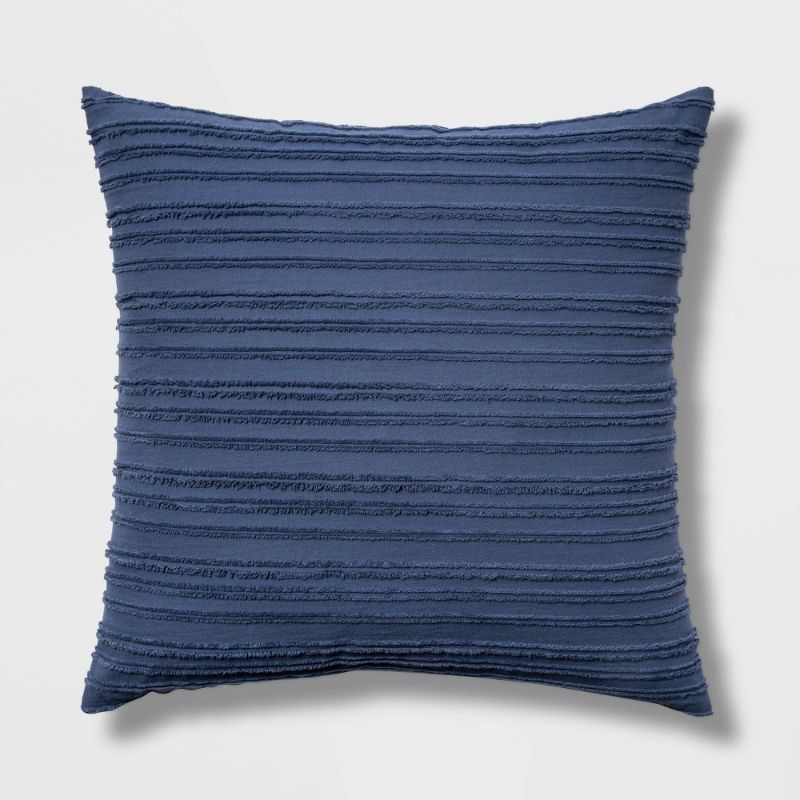 Photo 1 of Euro Clipped Texture Dec Pillow Blue - Threshold™
