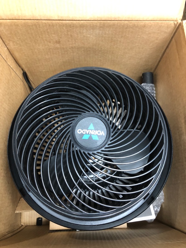 Photo 3 of 12 in. Full-Size Whole Room Air Circulator Fan with Adjustable Height.