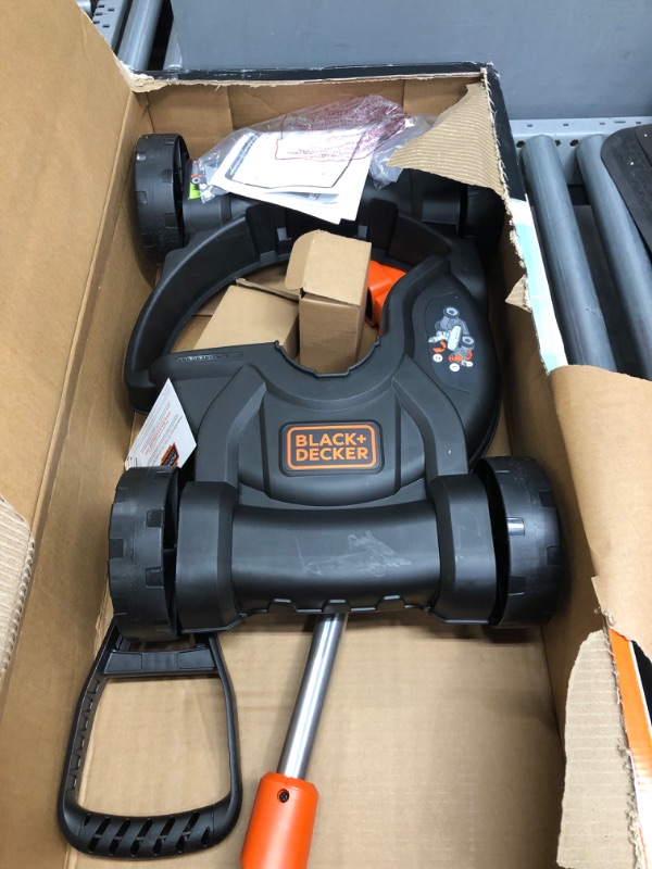 Photo 3 of Black & Decker MTC220 Max Cordless Lithium-Ion 3-in-1 Trimmer/Edger & Mower, Orange/ Black.