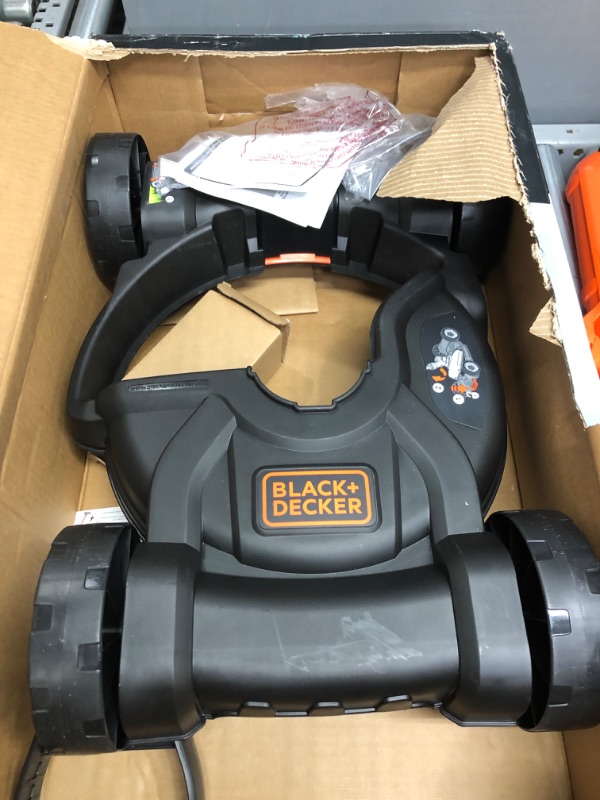 Photo 4 of Black & Decker MTC220 Max Cordless Lithium-Ion 3-in-1 Trimmer/Edger & Mower, Orange/ Black.