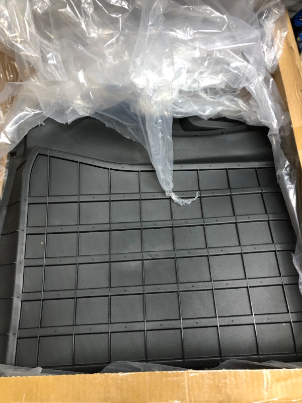 Photo 4 of  BASENOR Tesla Model 3 Floor Mat TPE Full Set Mats Heavy Duty All-Weather Waterproof Protect Cargo Liner Accessories Fit for Model 3 2021 2022 6PCS.
